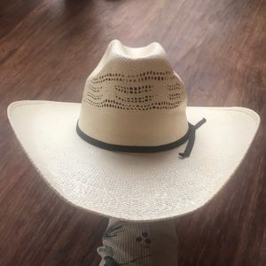 Kids straw cowboy hat